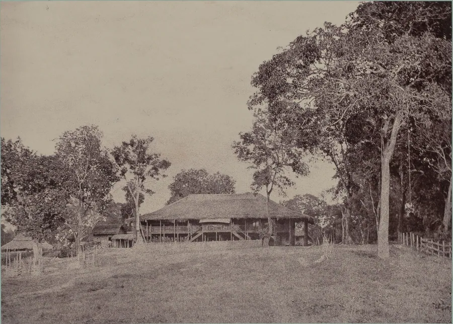 Rangoon: Mission House at Kemindine by Linnaeus Tripe