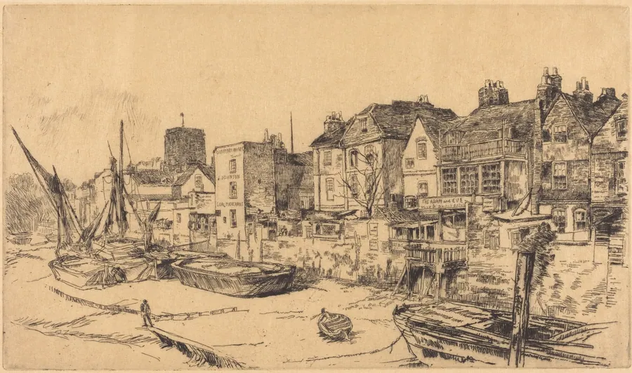 The 'Adam and Eve', Old Chelsea by James McNeill Whistler