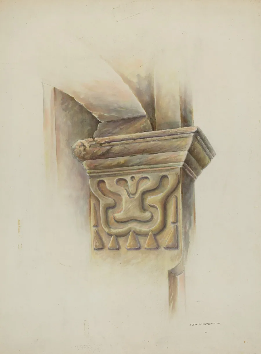 Capital on Column by Gerald Transpota