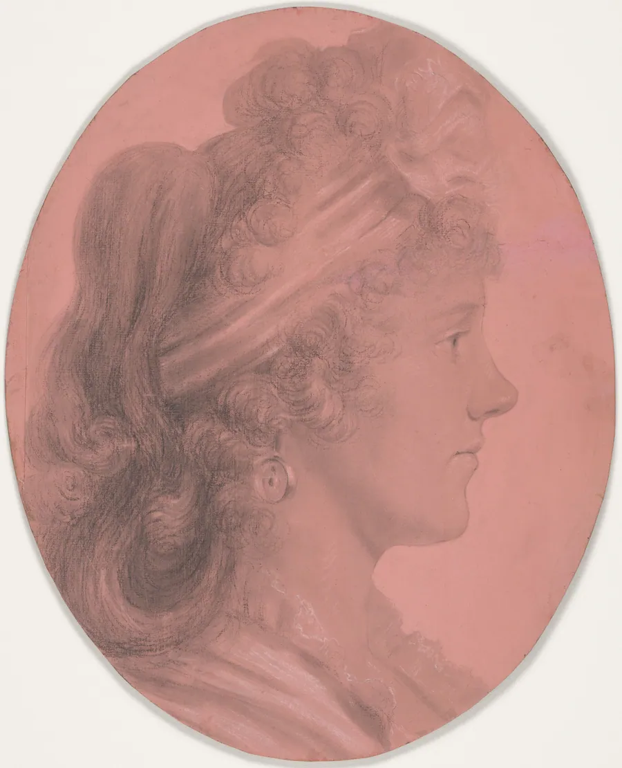Portrait of Eleanor Ramsay Fitzwilliam by Charles Balthazar Julien Fevret de Saint-Mémin