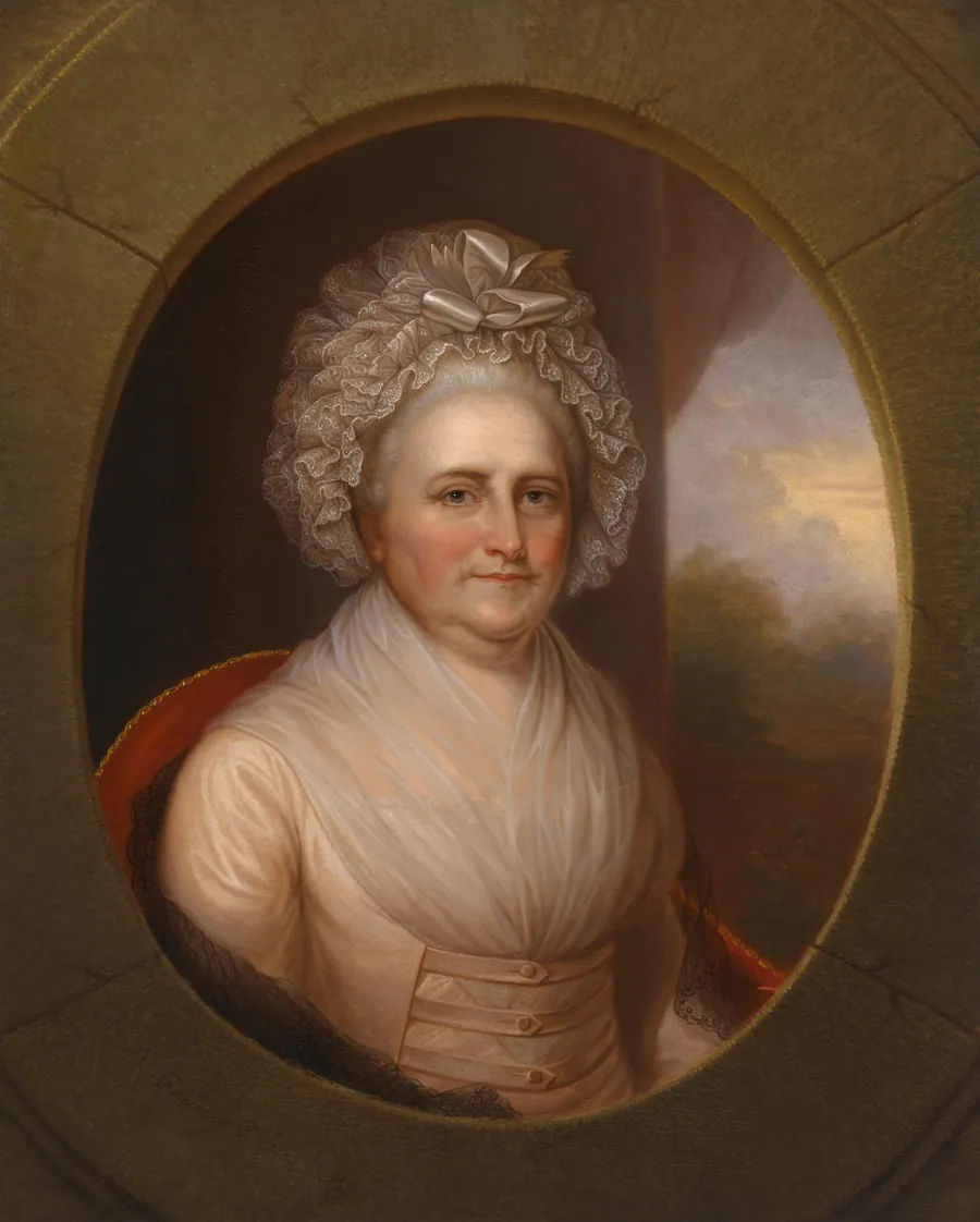 Martha Washington by Rembrandt Peale, 22 Feb 1778 - 3 Oct 1860