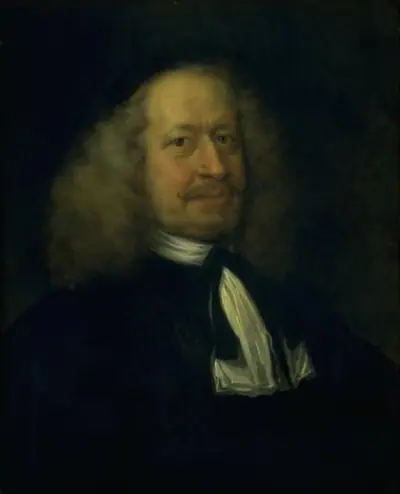 Portræt af Adam Olearius, gottorpsk hofbibliotekar