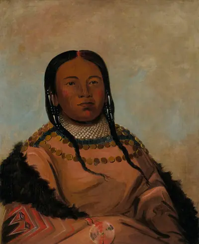Wi-lóoh-tah-eeh-tcháh-ta-máh-nee, Red Thing That Touches in Marching, Daughter of Black Rock