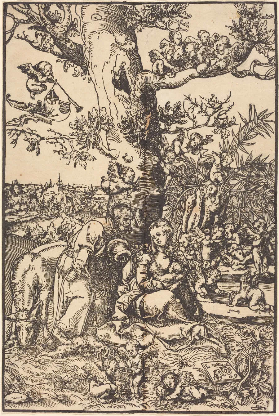 The Rest on the Flight into Egypt by Lucas Cranach the Elder