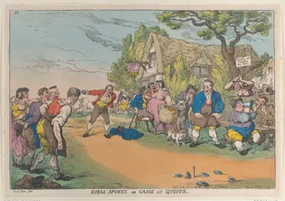 Rural Sports or Game at Quoits