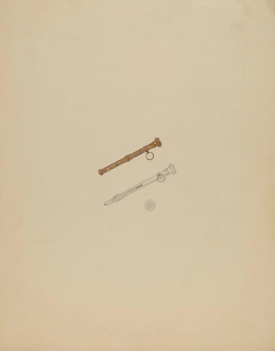 Pencil Charm by Vincent Burzy