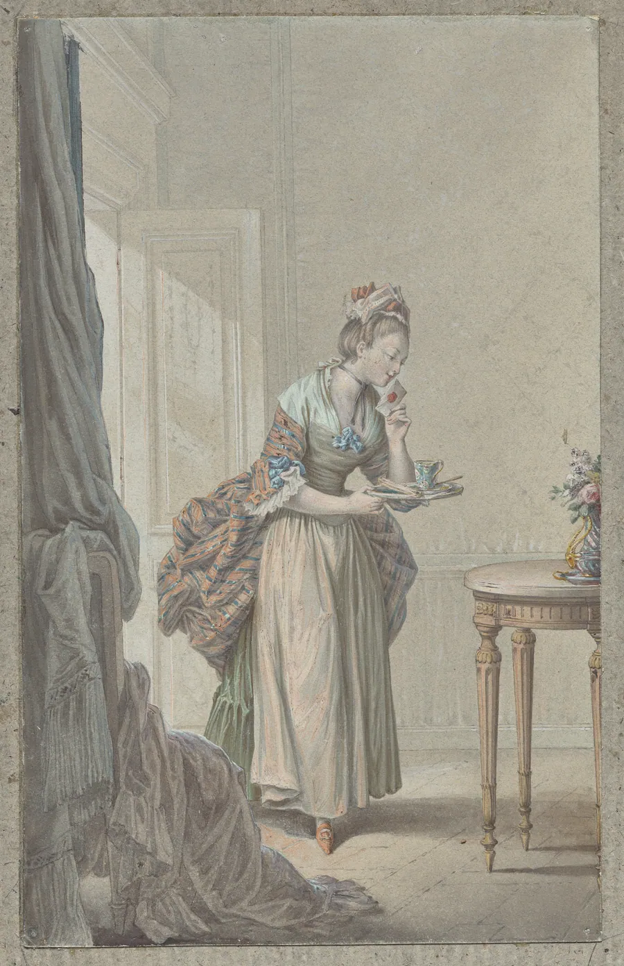 Woman with a Letter by Sigmond Freudeberg