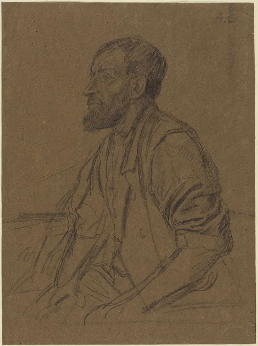Study of a Workman by Alphonse Legros