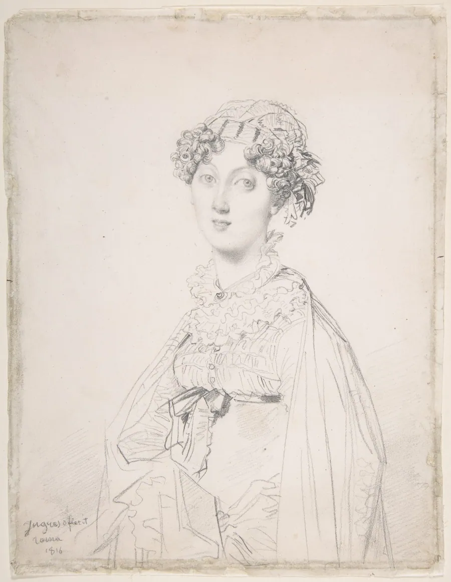 Lady Mary Cavendish-Bentinck (?-1843) by Jean Auguste Dominique Ingres