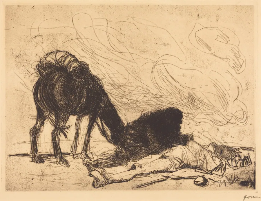 Le bon samaritain (The Good Samaritan) by Jean-Louis Forain