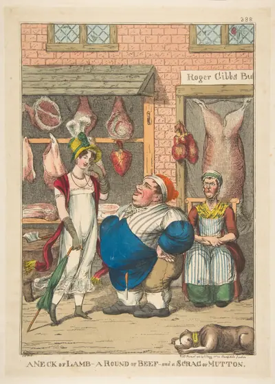 A Neck of Lamb, a Round of Beef, and a Scrag of Mutton