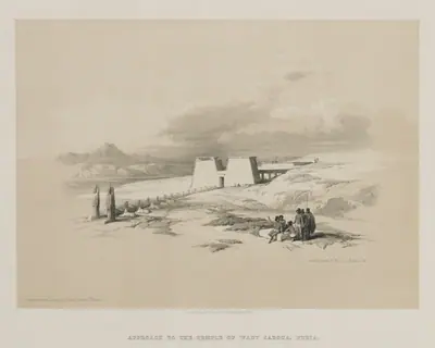 Egypt and Nubia, Volume I: Approach to the Temple  of Wady Saboua, Nubia