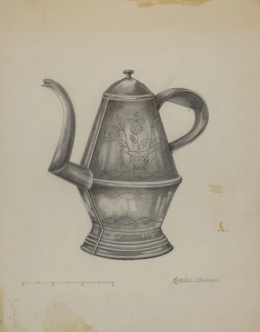 Pa. German Coffee Pot by Florence Stevenson