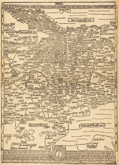 Road Map of Central Europe