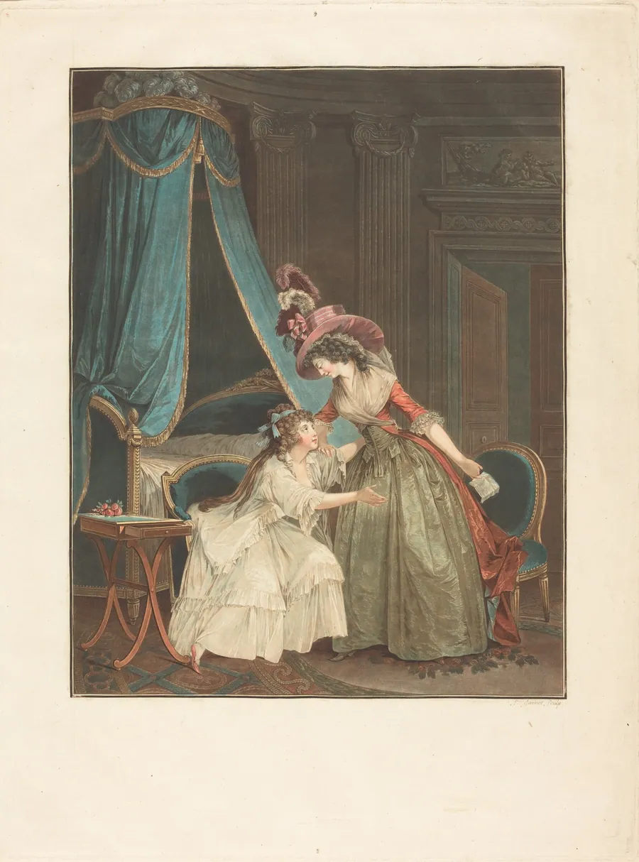 L'Indiscretion by Jean-François Janinet