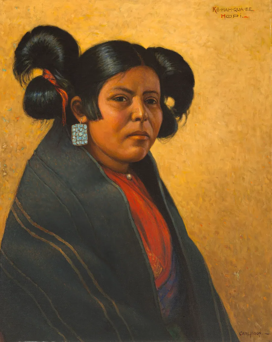 Komah-qua-ee by Carl Moon, born Wilmington, OH 1879-died San Francisco, CA 1948