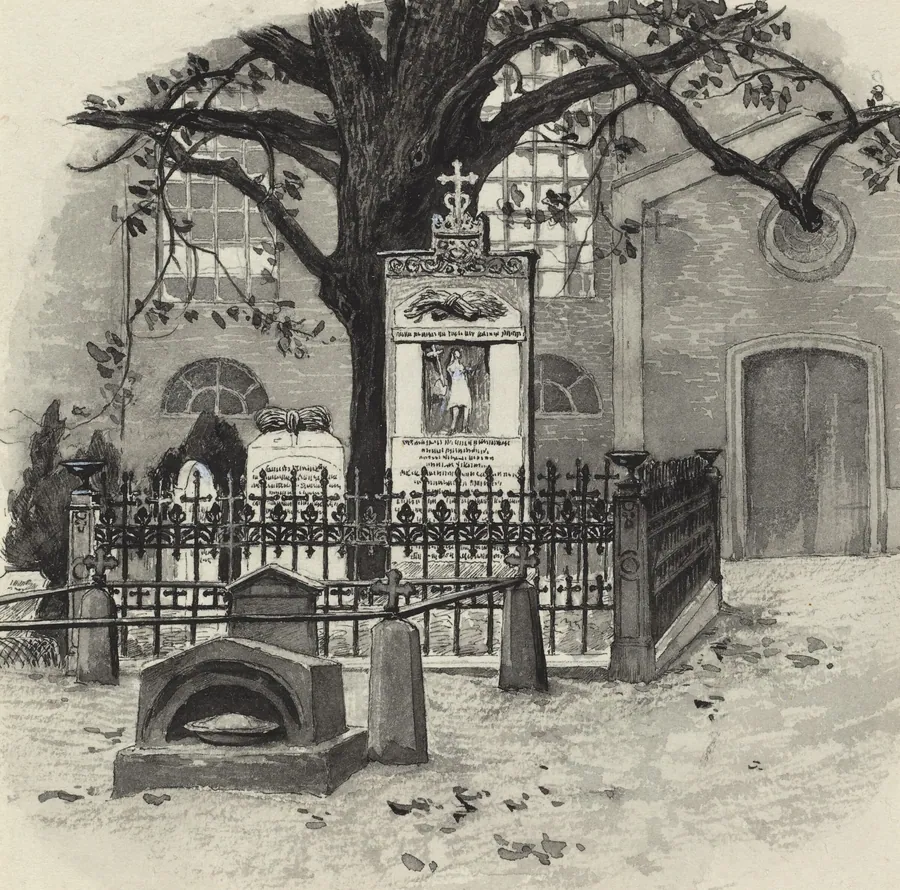 Grabmal von Klopstock by Fritz Stoltenberg