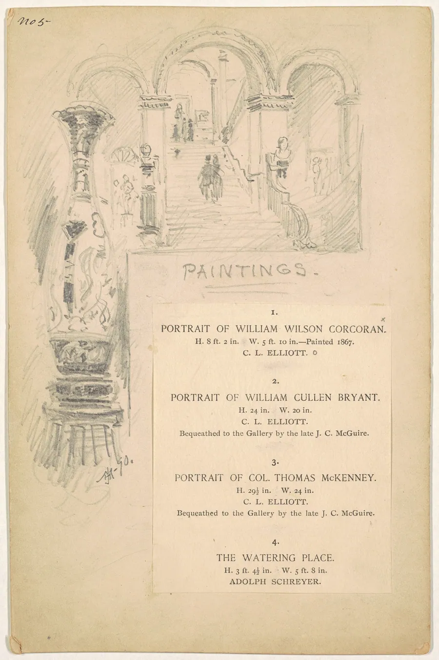 Study for "Paintings" by James Henry Moser