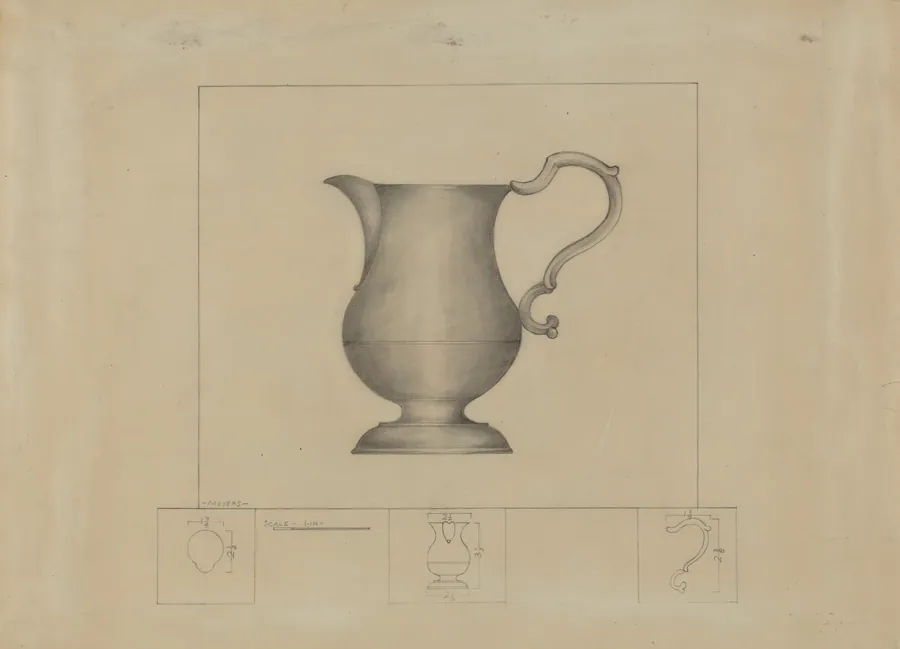 Pewter Creamer by Henry Meyers