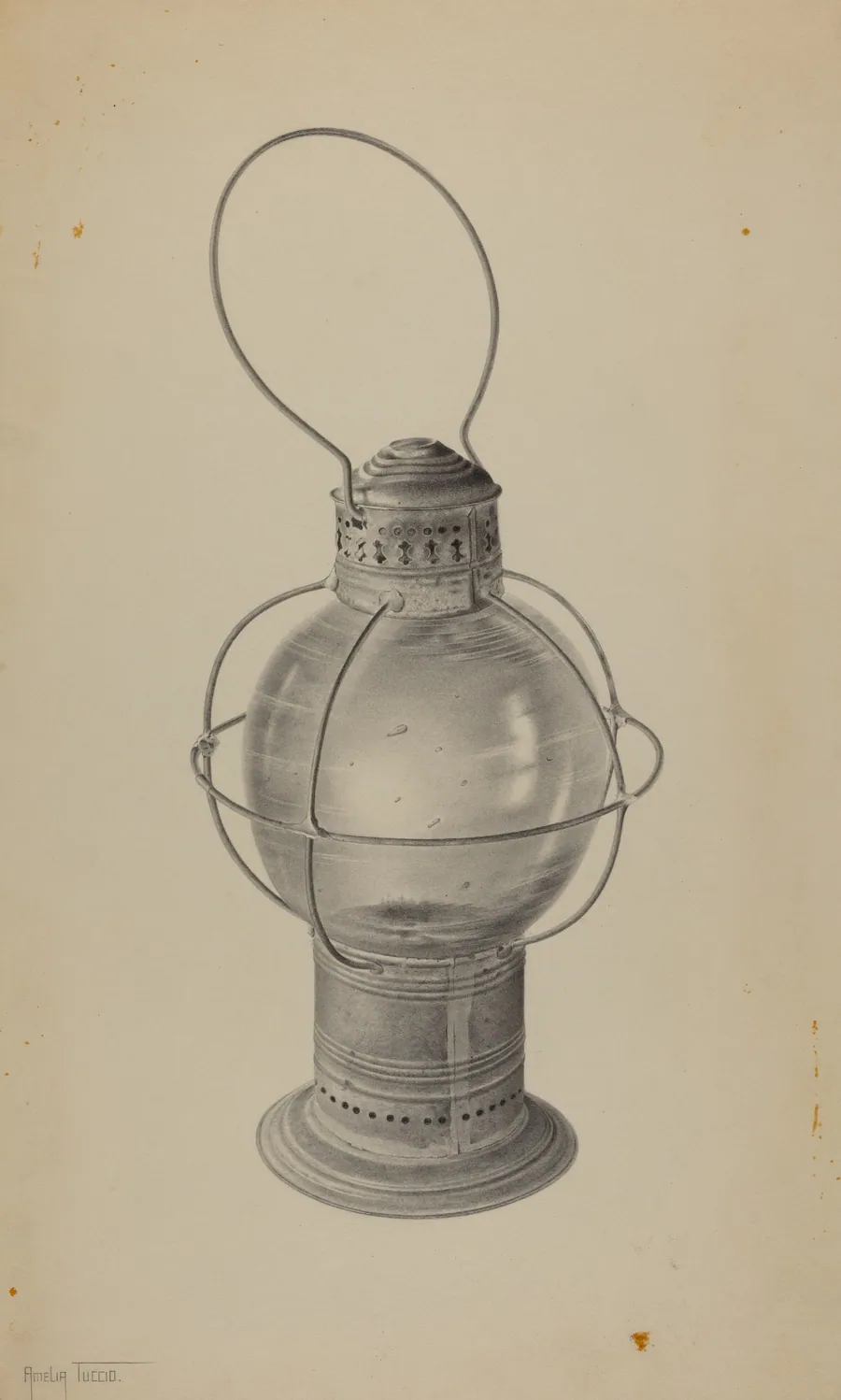 Hand Lantern by Amelia Tuccio