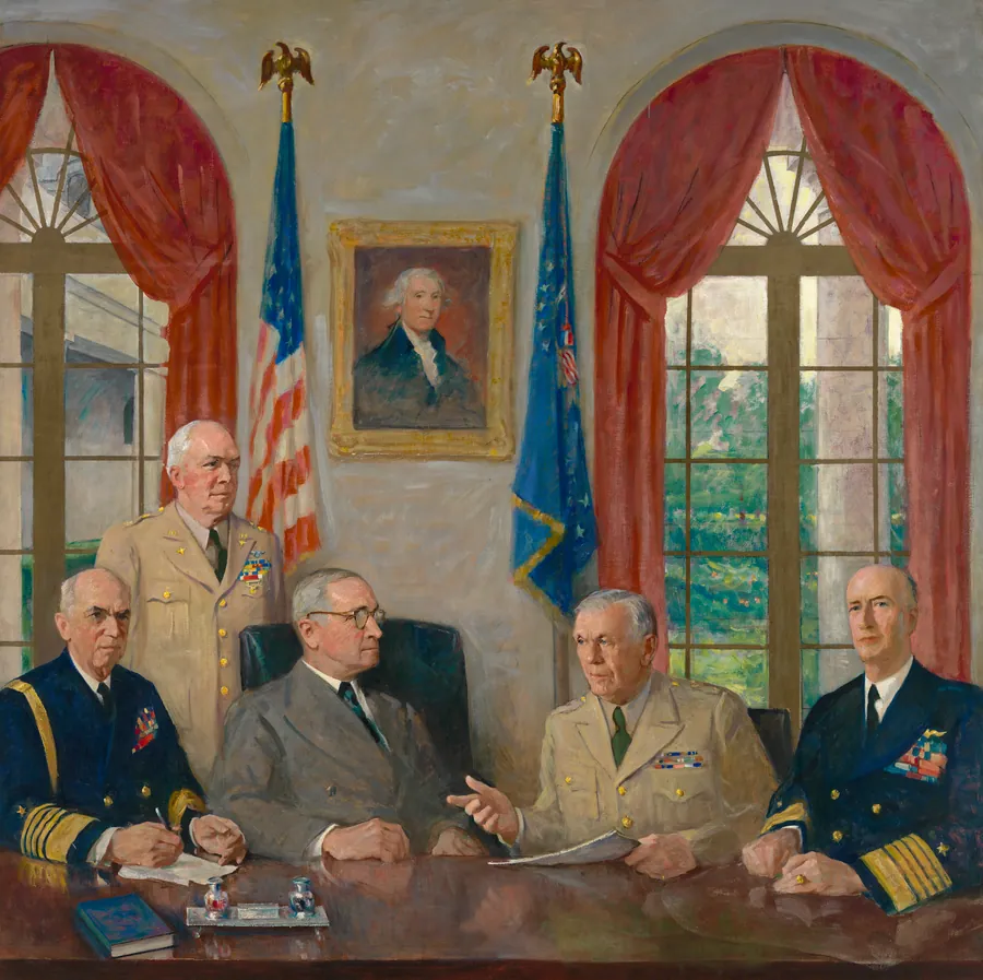 Truman and his Military Advisors by Augustus Vincent Tack, 9 Nov 1870 - 22 Jul 1949