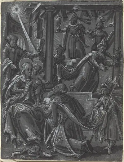 The Adoration of the Kings [recto]