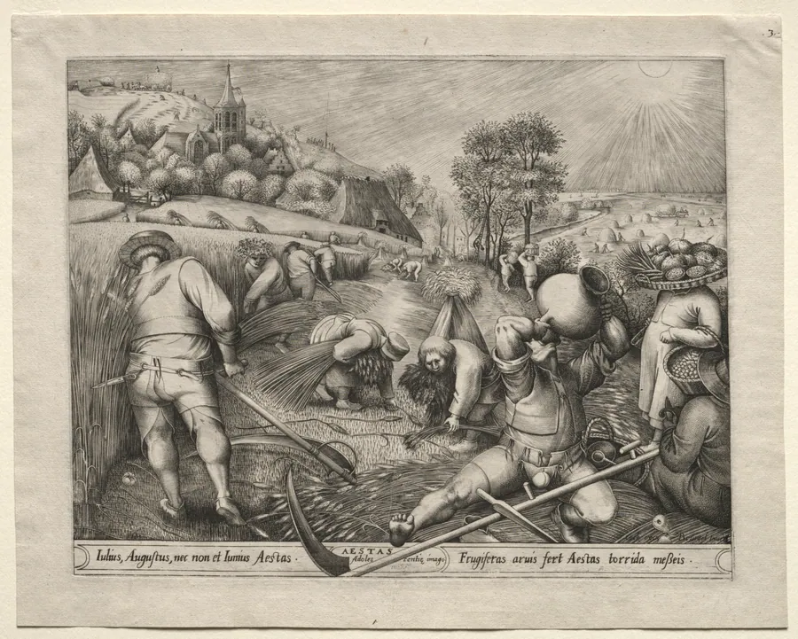 The Four Seasons:  Summer by Pieter van der Heyden