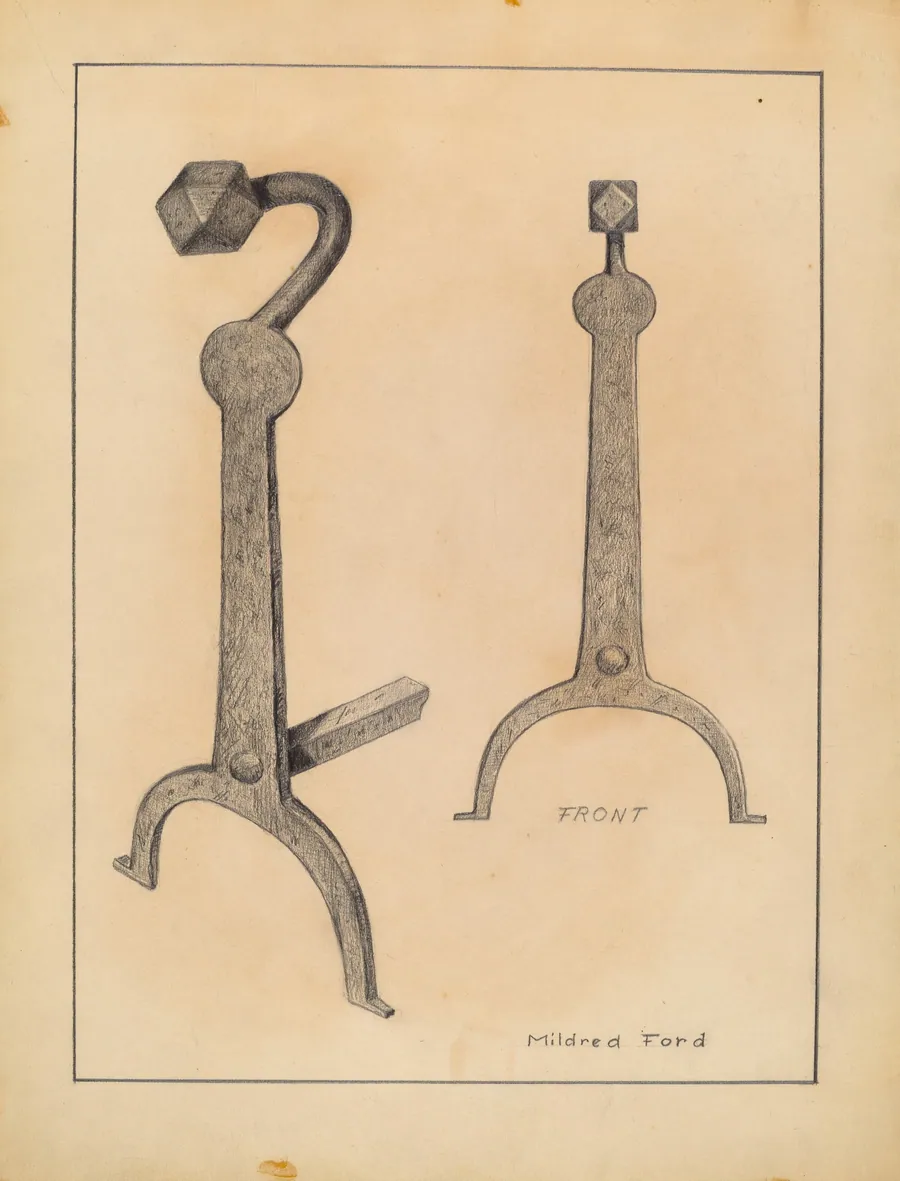 Andiron by Mildred Ford