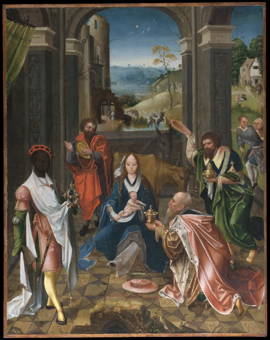 The Adoration of the Magi by Netherlandish (Antwerp Mannerist) Painter