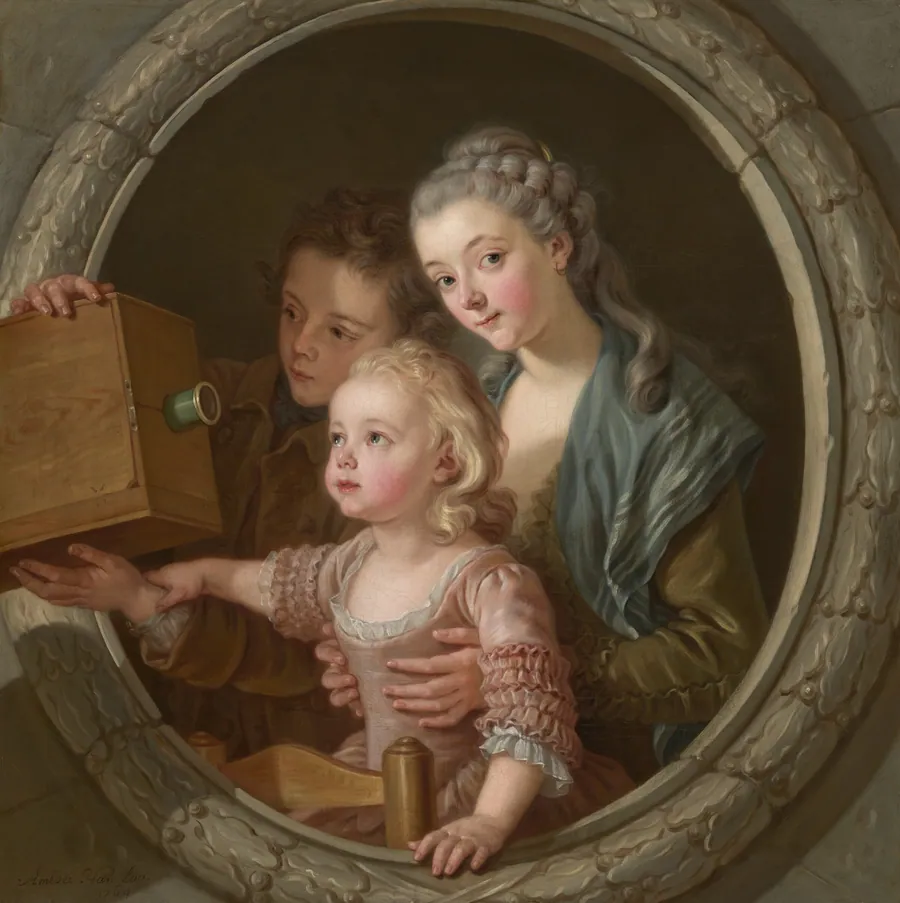The Camera Obscura by Charles Amédée Philippe Van Loo