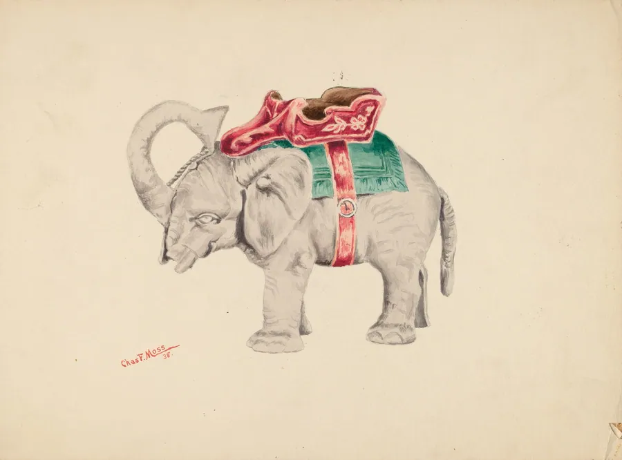 Bank: Elephant by Charles Moss