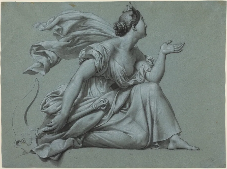 Hope with Her Anchor by Merry-Joseph Blondel