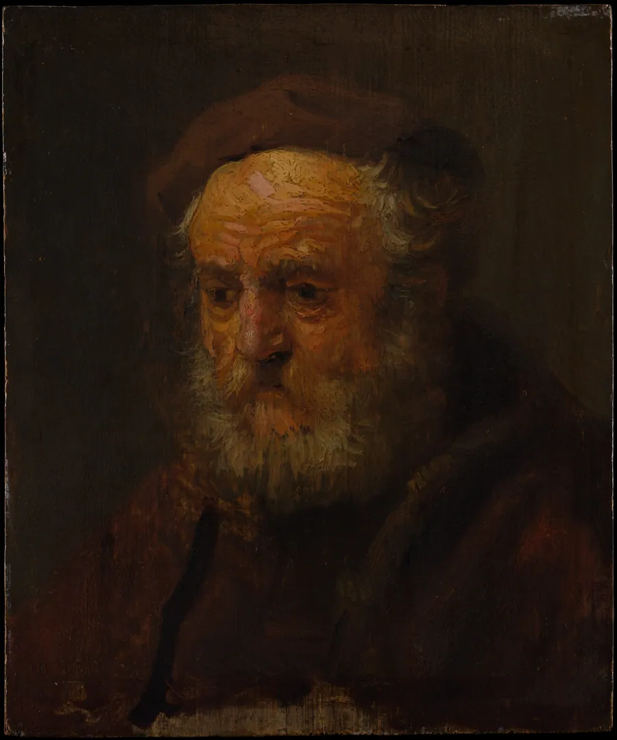 Study Head of an Old Man by Rembrandt
