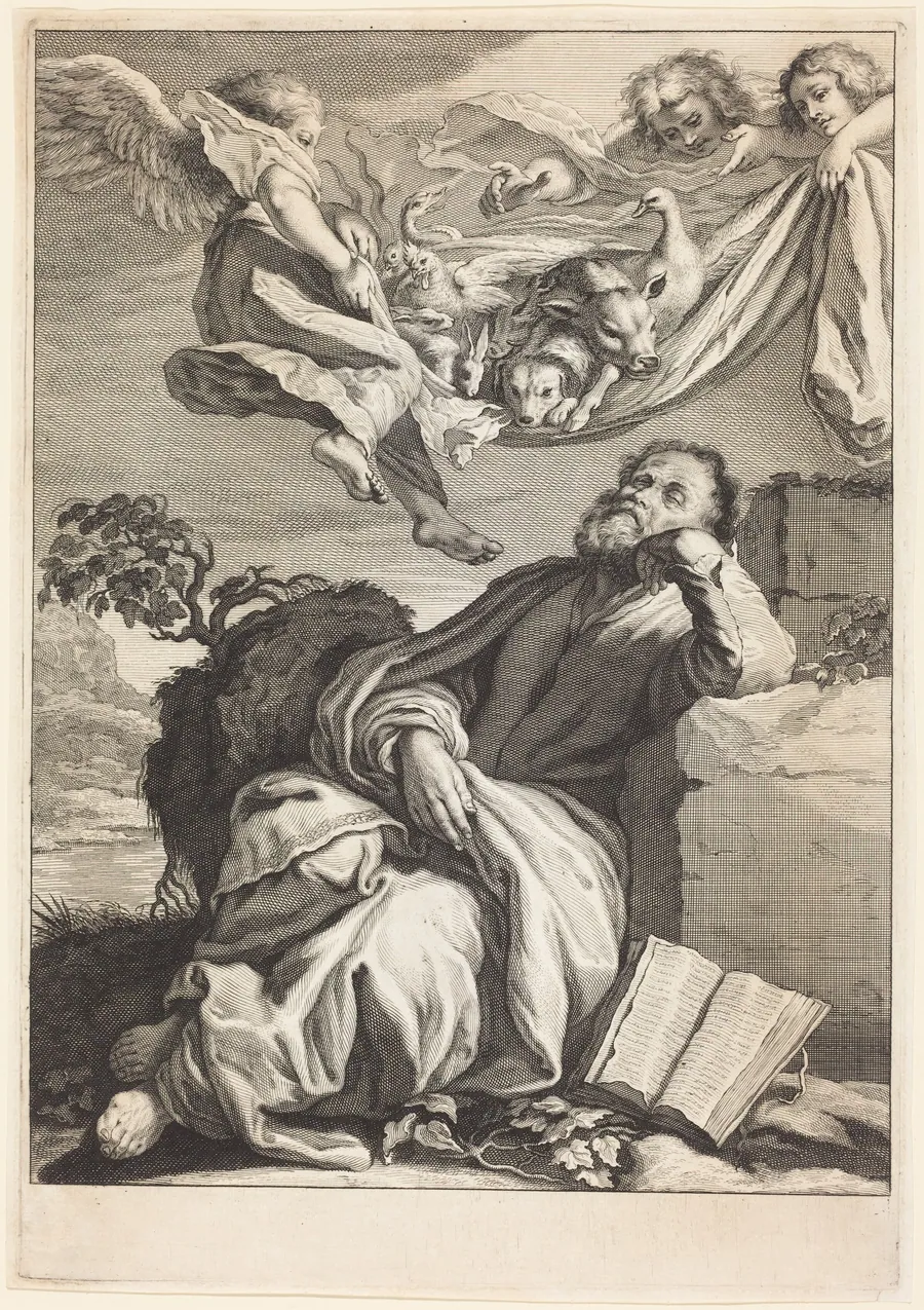 The Dream of Saint Peter by Jeremias Falck