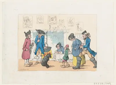 The Kitchen of a French Post House