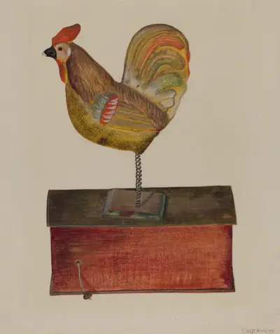 Crowing Cock