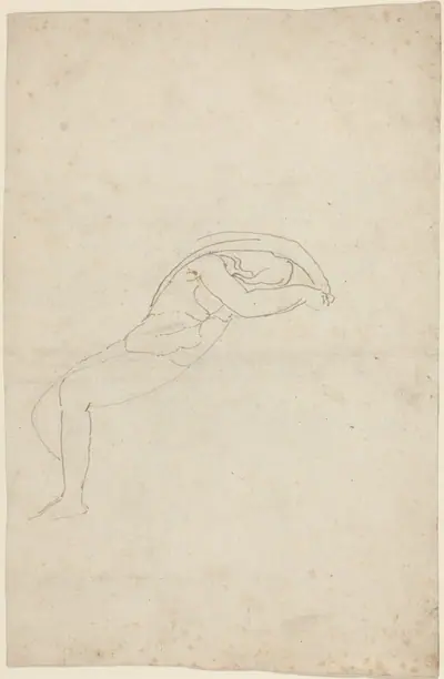 Study of a Semi-Reclining Figure