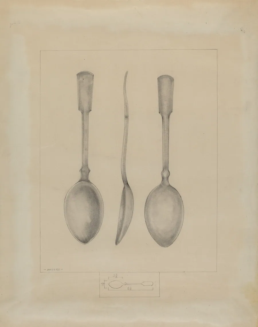 Pewter Spoon by Henry Meyers
