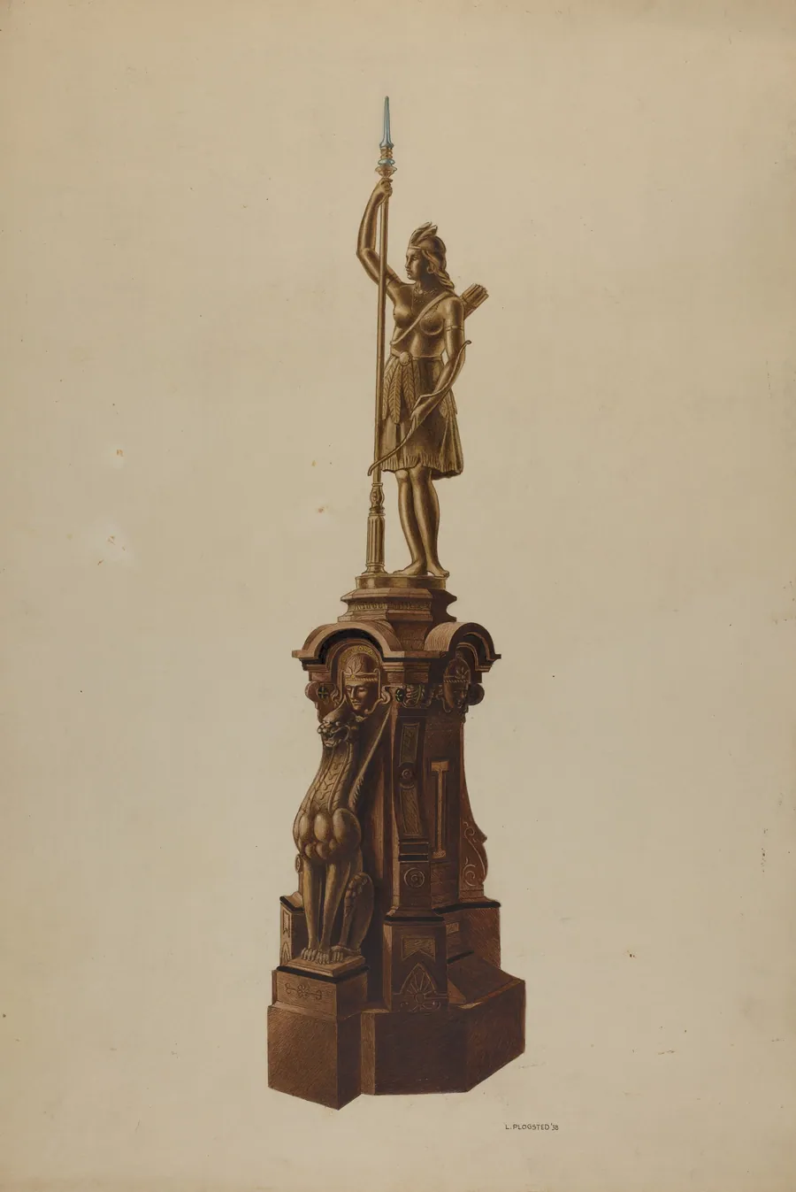 Newel Post by Louis Plogsted