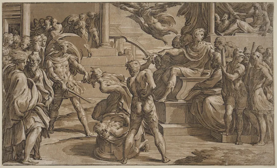 The Martyrdom of Saints Peter and Paul by Antonio da Trento