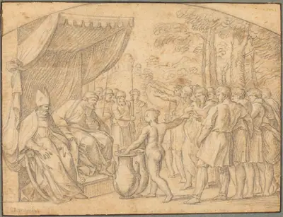 The Drawing of Lots to Divide the Promised Land