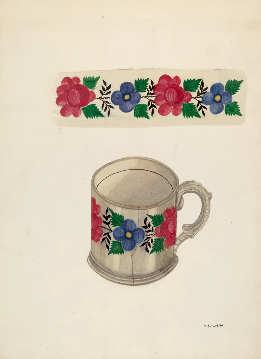Shaving Mug by Irene M. Burge