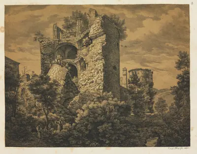 Six Views of Heidelberg Castle: Tower