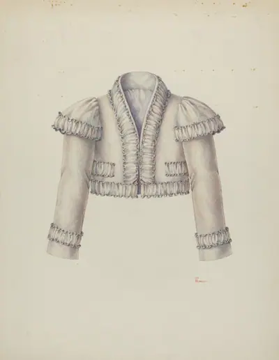 Embroidered Bolero Jacket