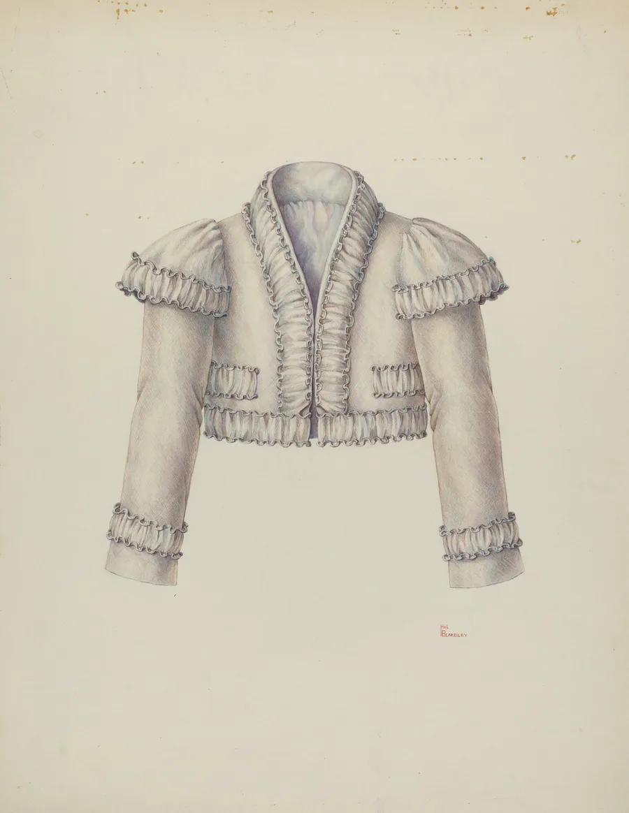 Embroidered Bolero Jacket by Hal Blakeley