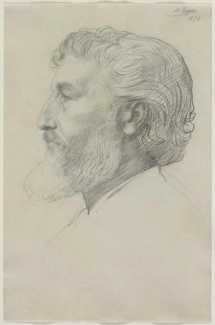 Sir Frederick Leighton by Alphonse Legros