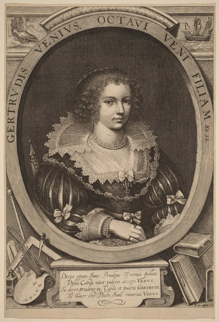 Gertrude van Veen by Lucas Emil Vorsterman
