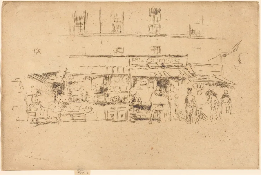 Quai de Montebello by James McNeill Whistler