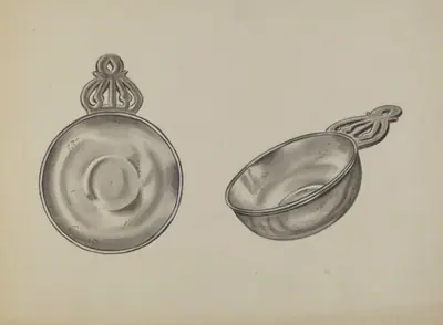Pewter Porringer