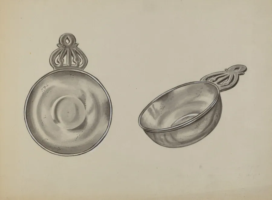 Pewter Porringer by Fred Peterson